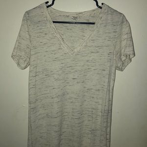 Pink Short Sleeve V-neck